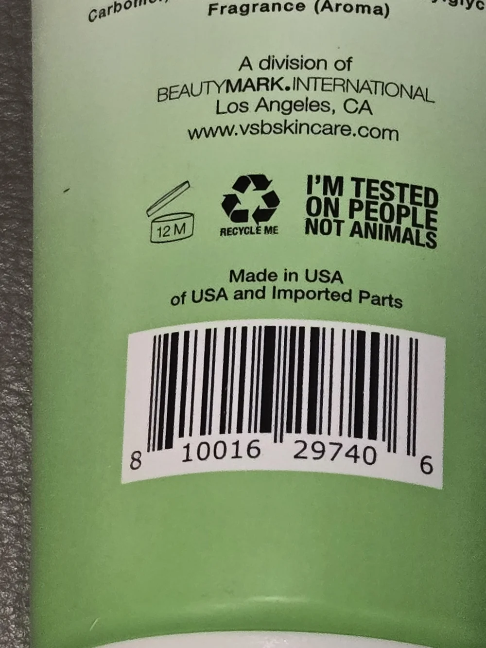 Vitamins and Sea Beauty Dead Sea Minerals Avocado Purifying Face Scrub - NWT